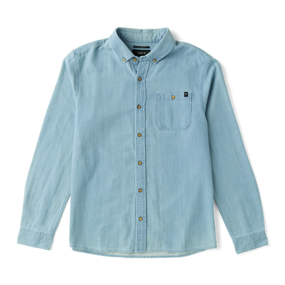 Scholar Chambray Button Up Shirt